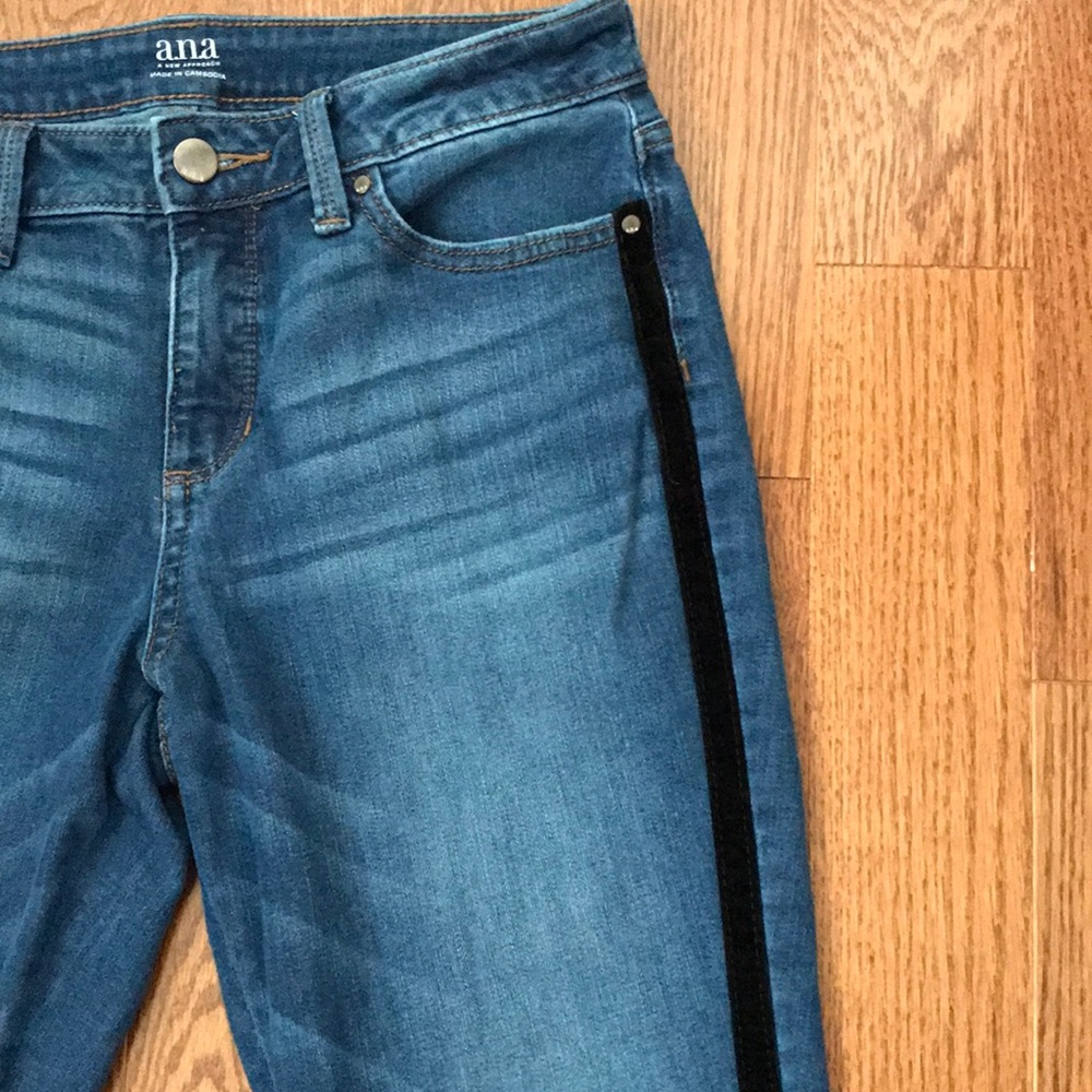 Black Striped Jeans - Picture 2 of 8